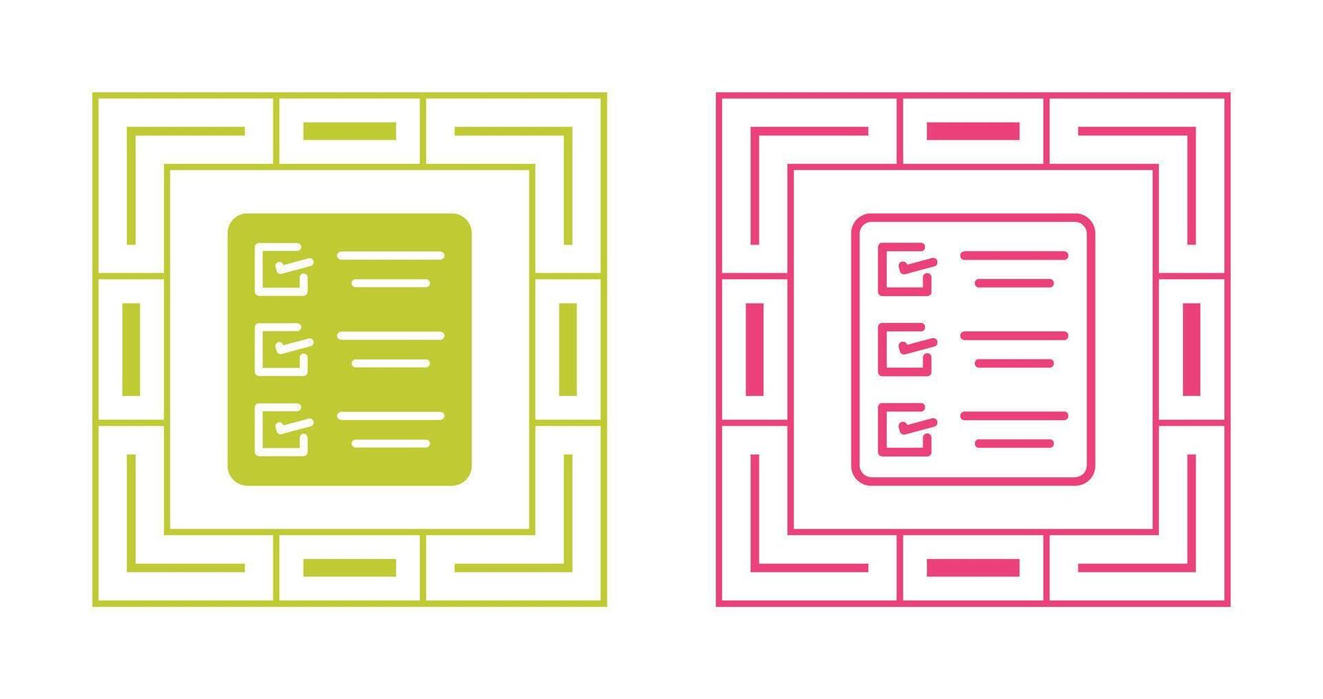Task list Vector Icon