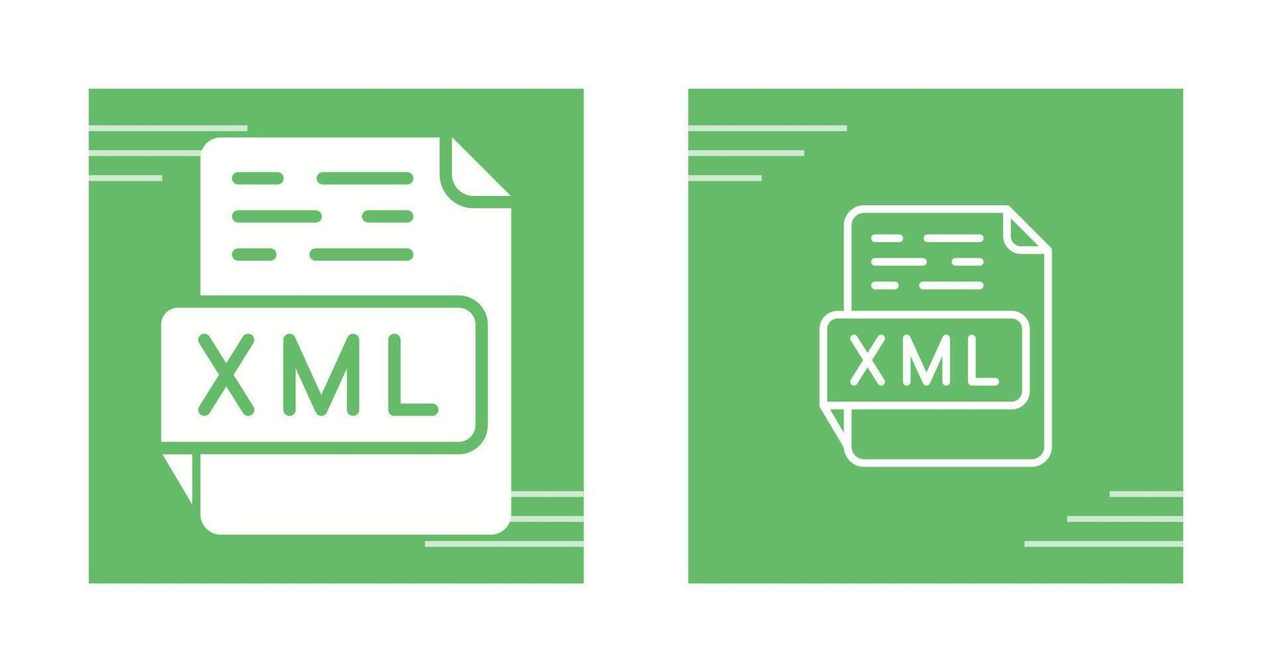 XML Vector Icon