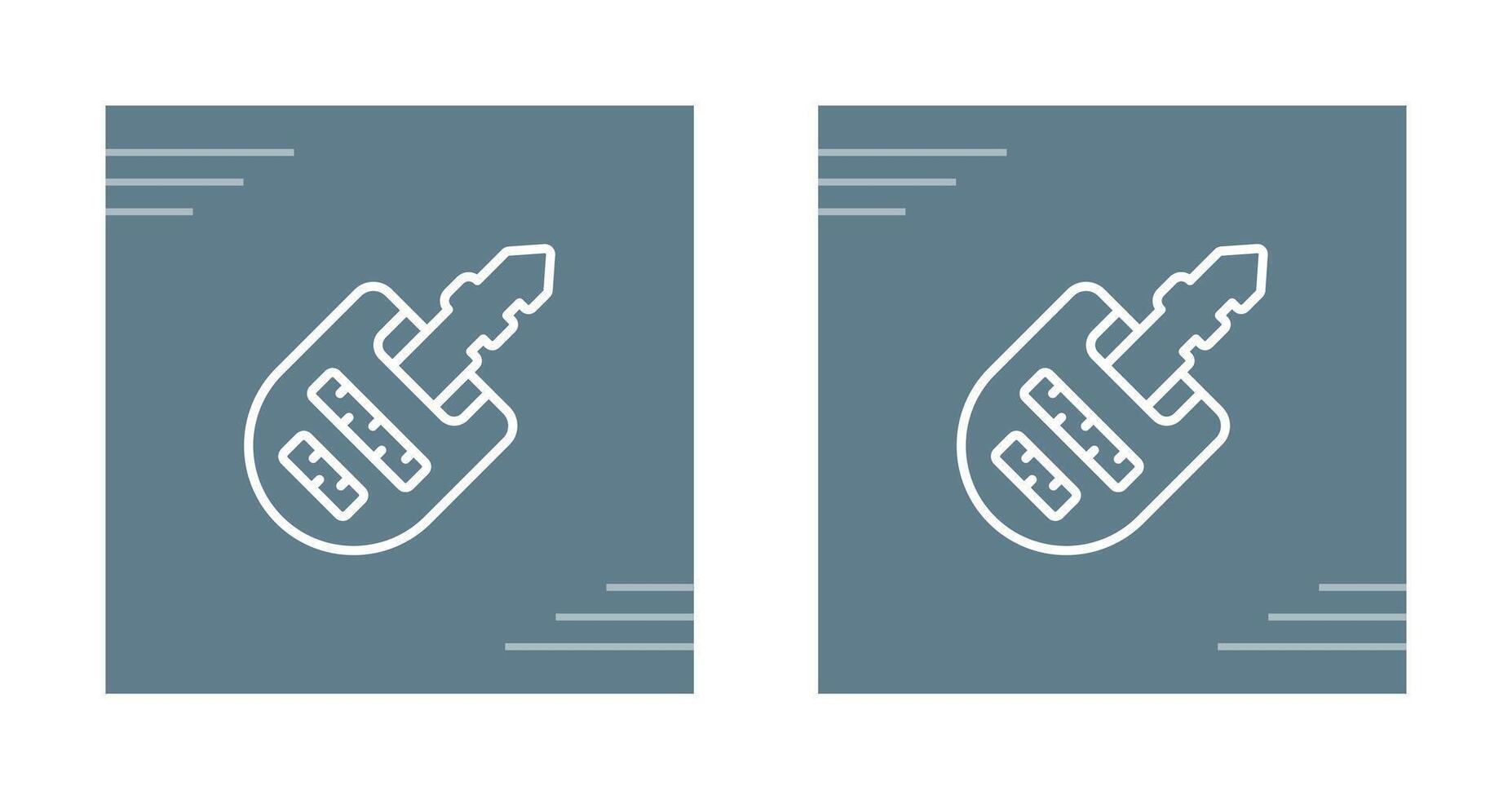 Car Key Vector Icon