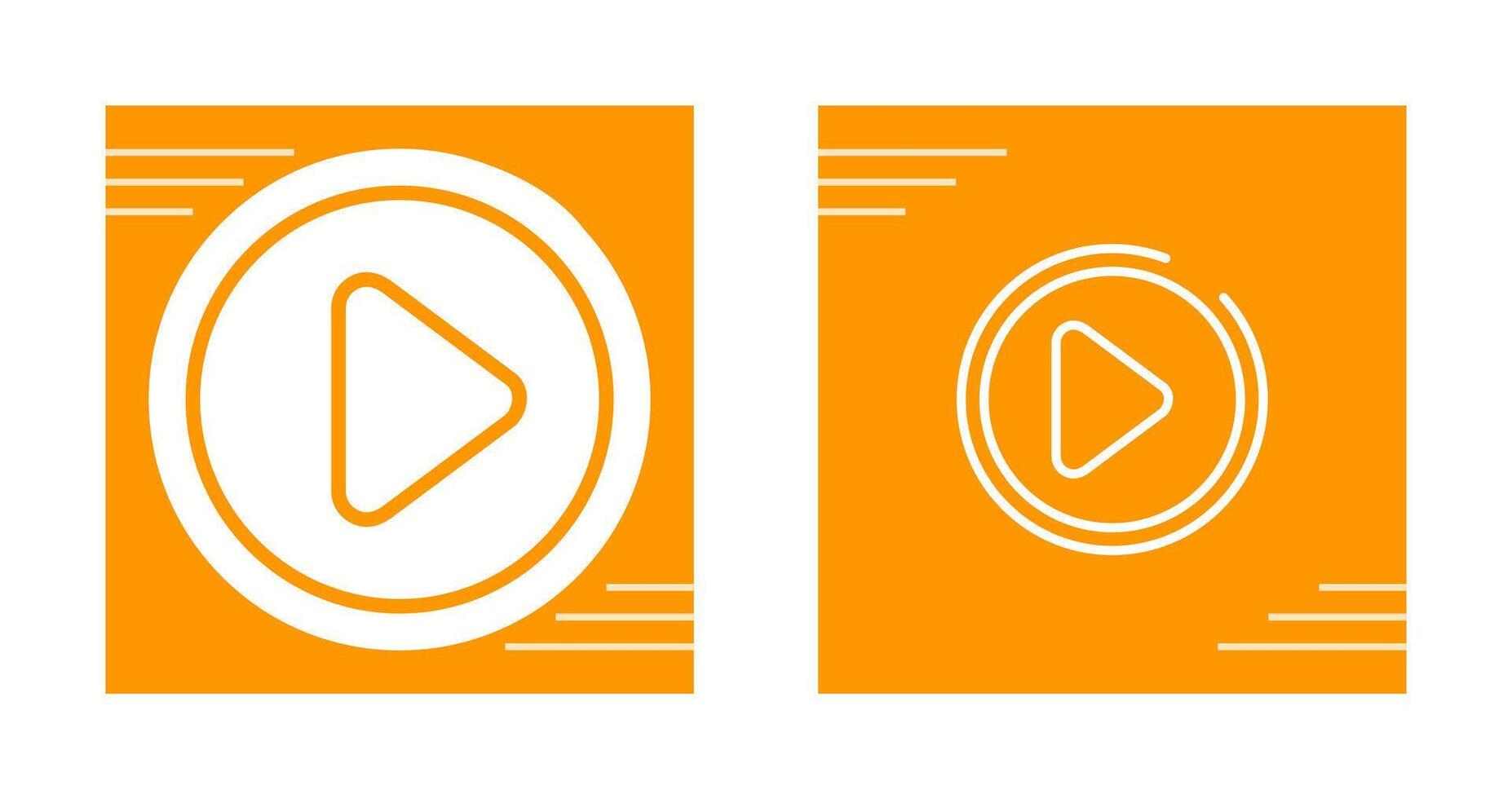 Play Button Vector Icon