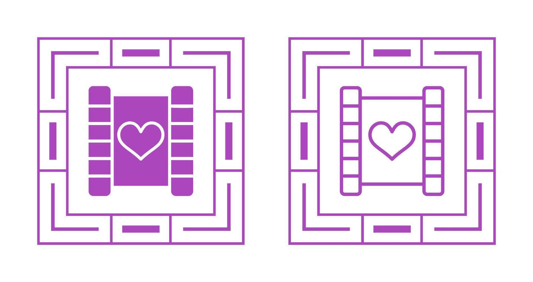 Love story movie Vector Icon