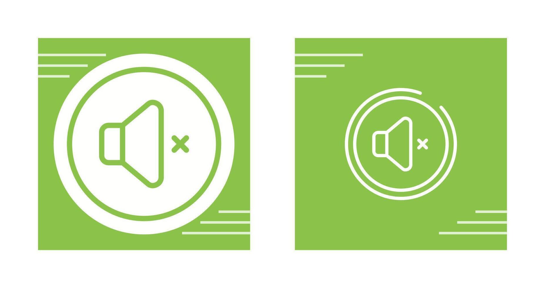 Mute Button Vector Icon