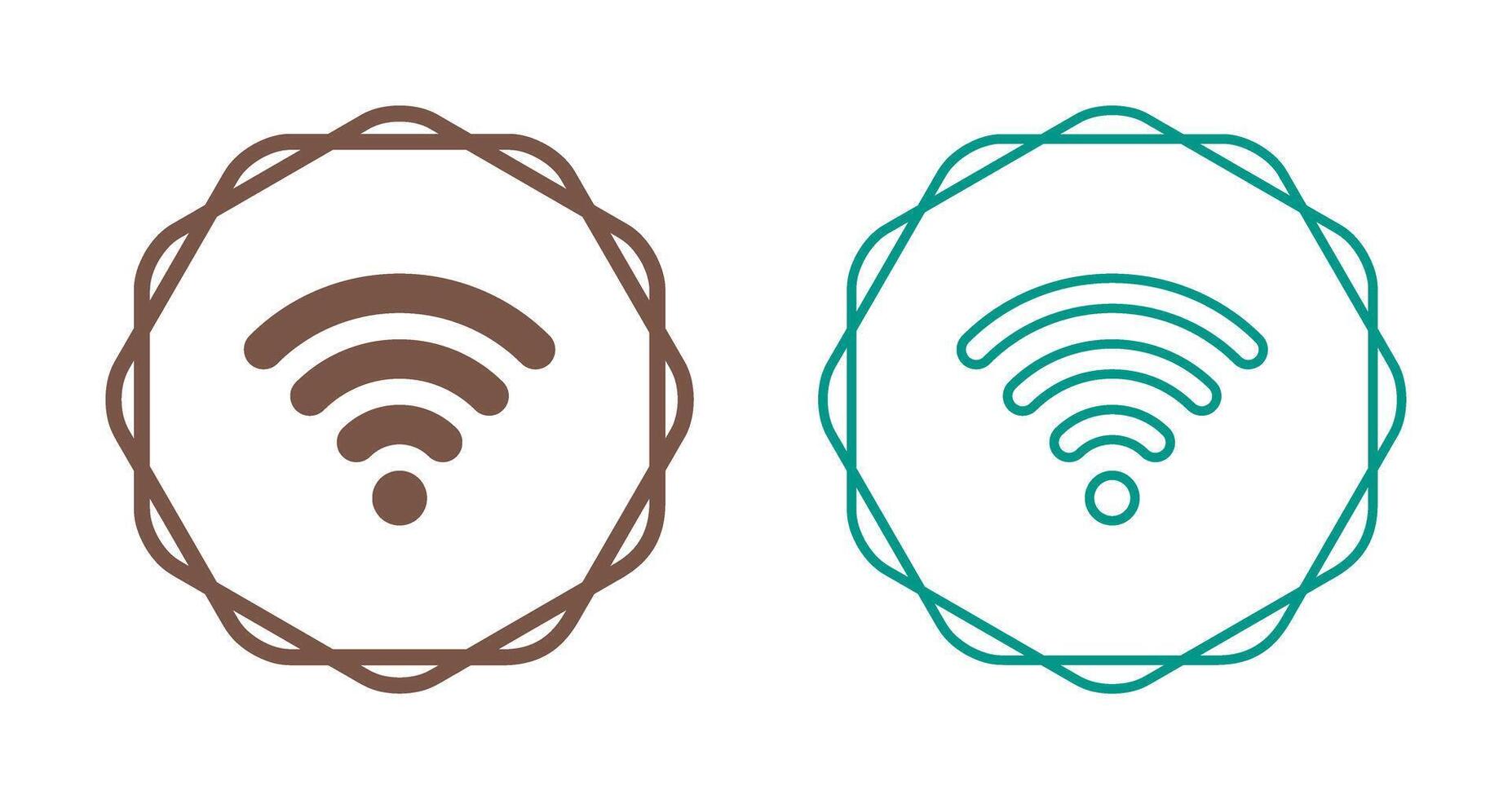 icono de vector de señal wifi