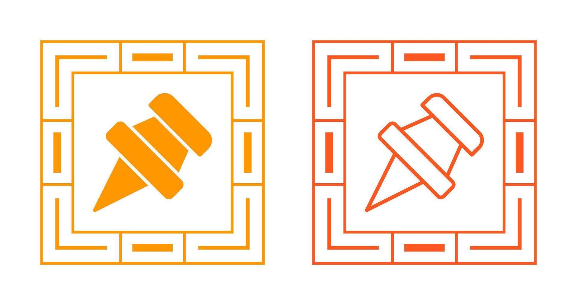 Thumbtack Vector Icon