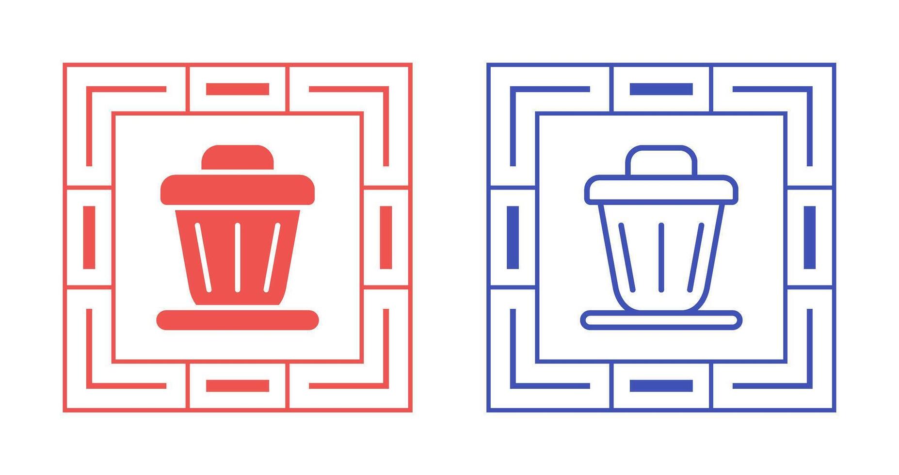 Trash bin Vector Icon