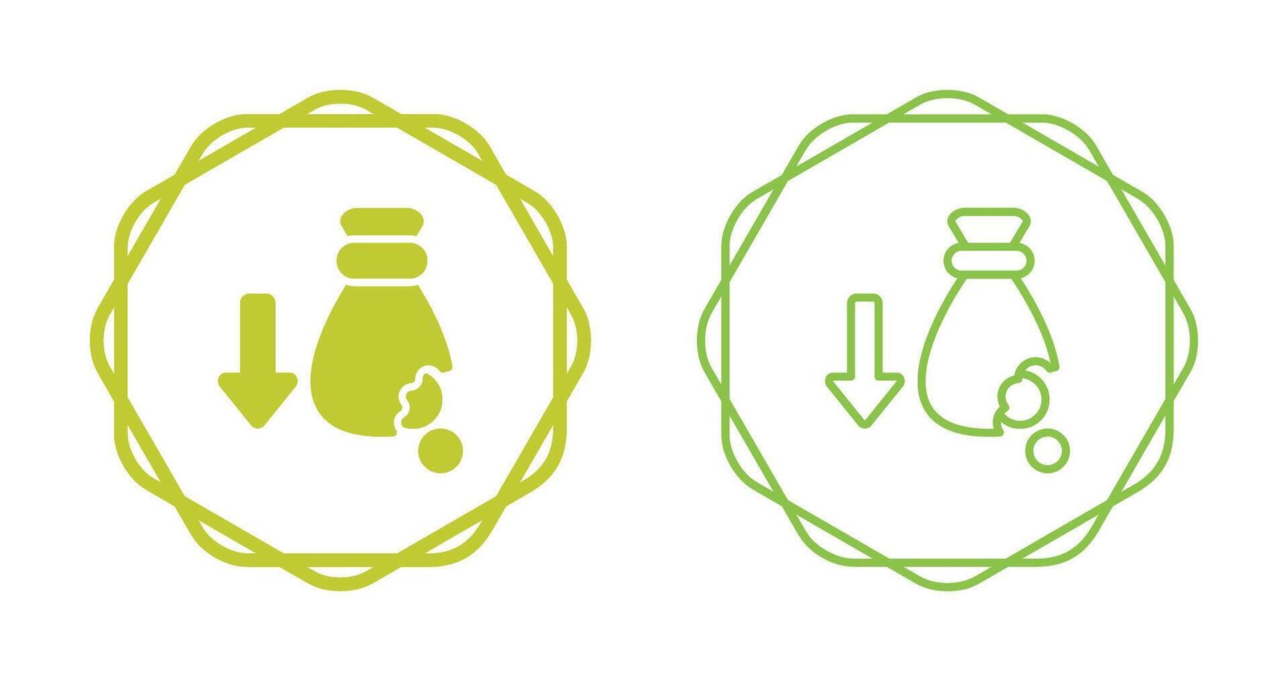 Financial Loss Vector Icon
