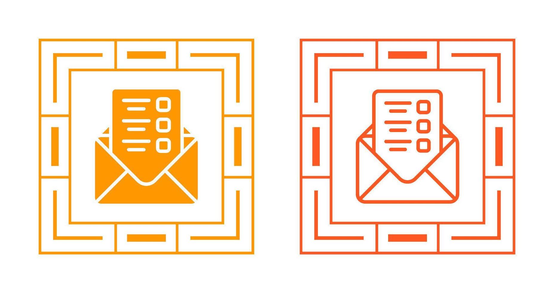 Mailing Lists Vector Icon