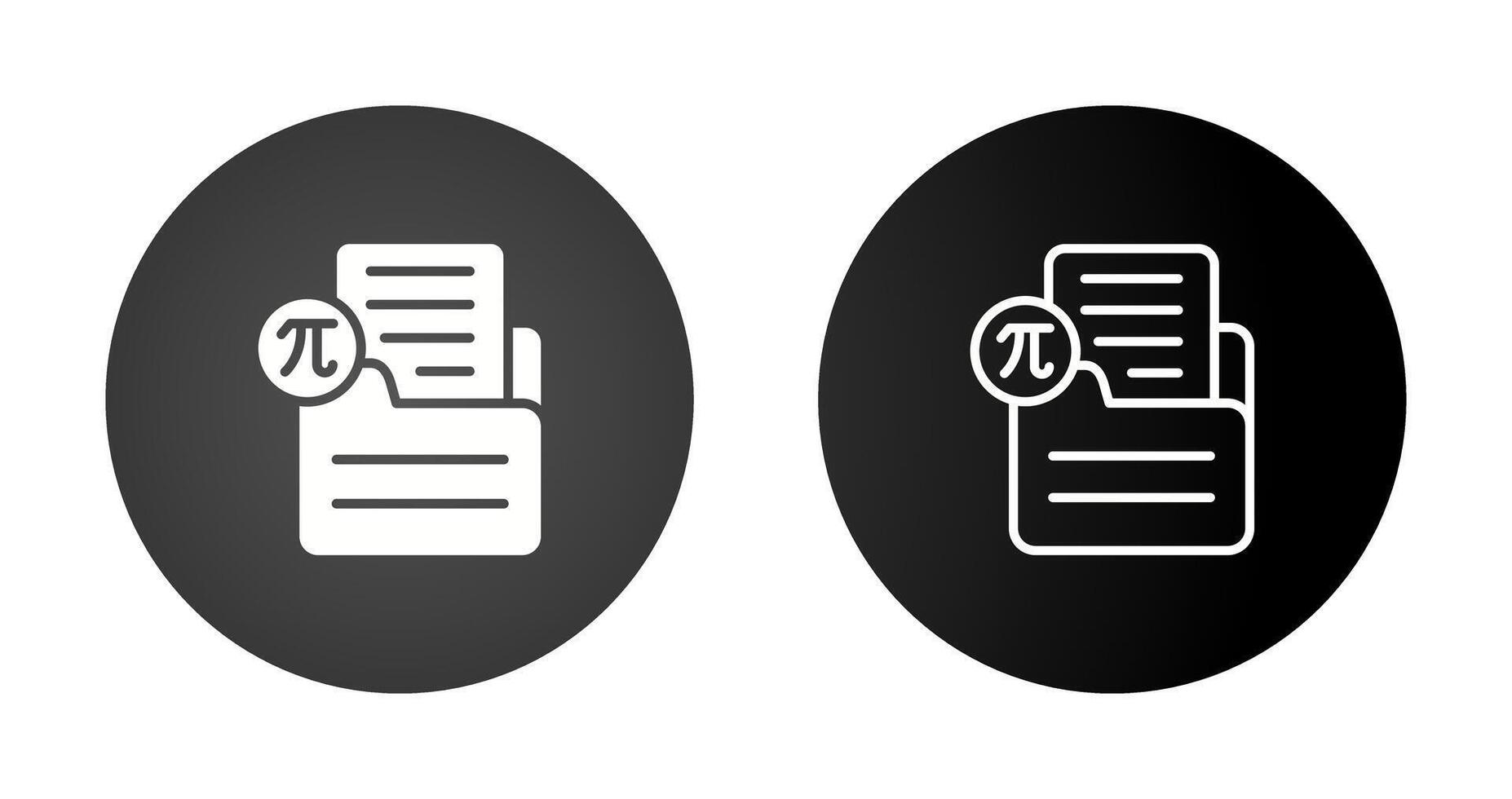 Document Insert Formula Vector Icon