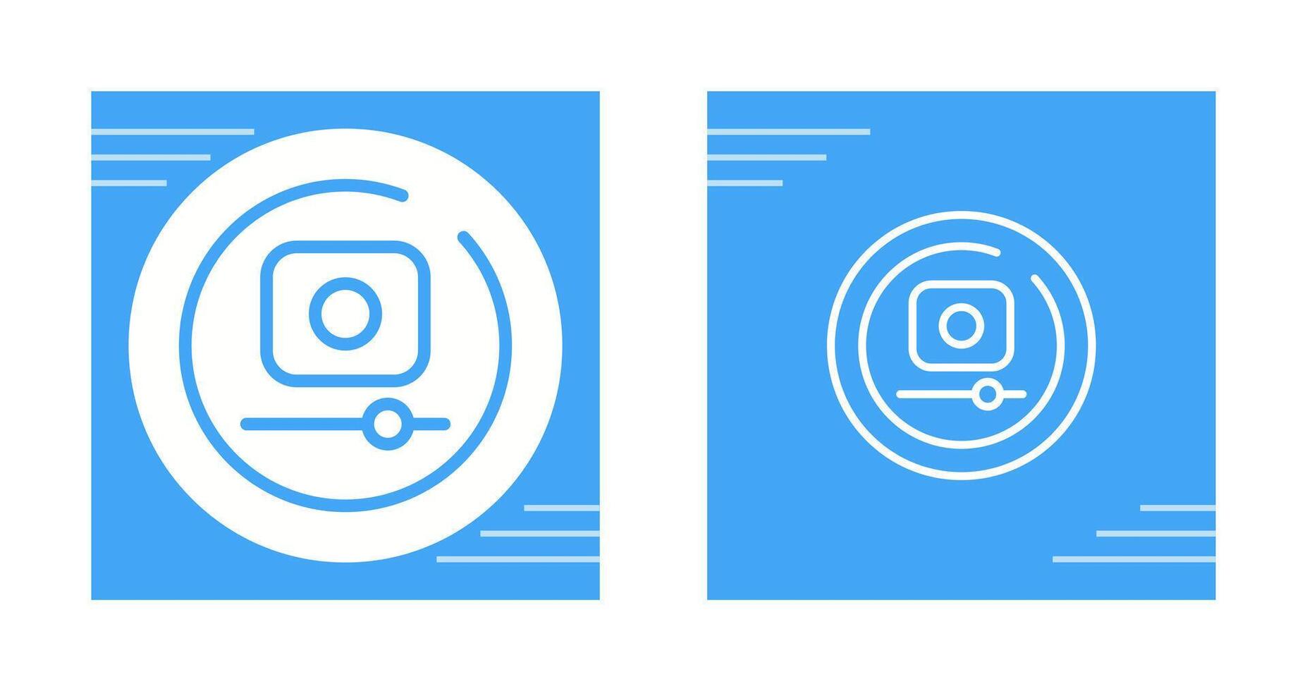 Video Record Circle Vector Icon