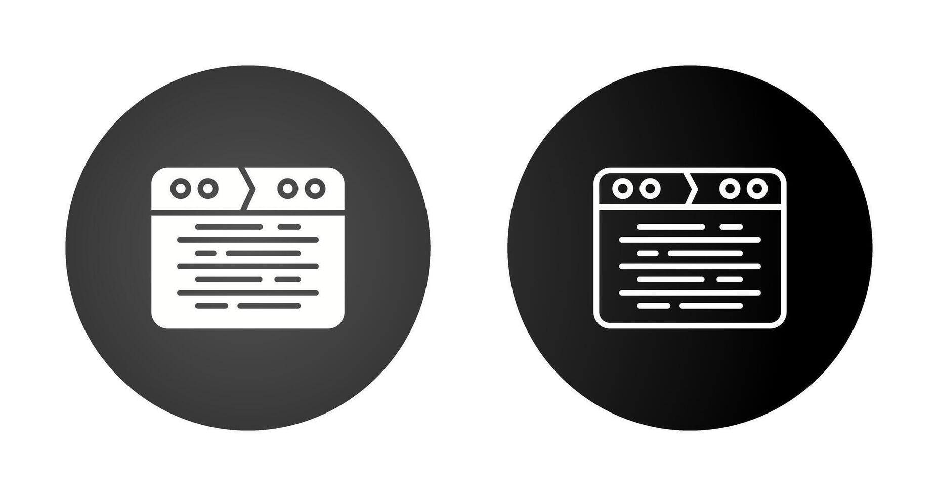 Browser Vector Icon