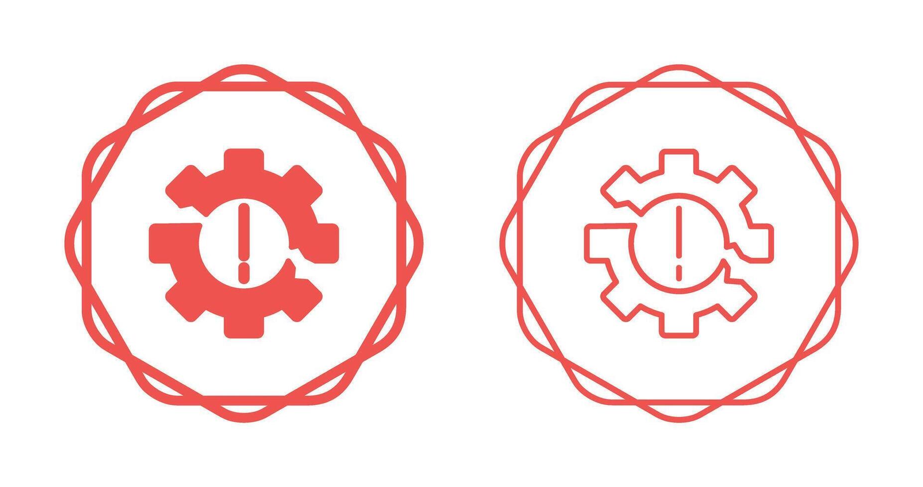 Operational Breakdown Vector Icon