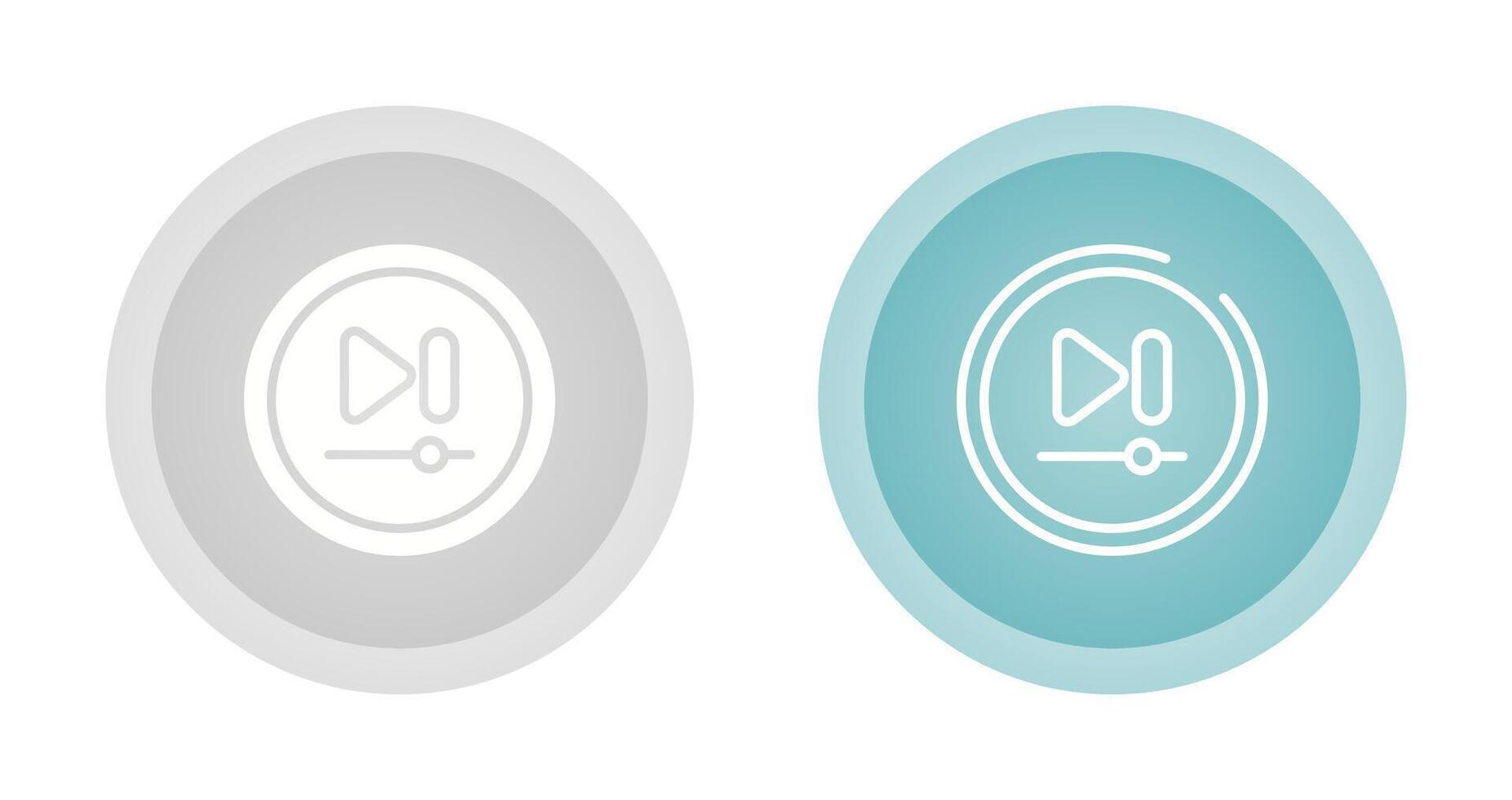 Video Next Track Button Vector Icon