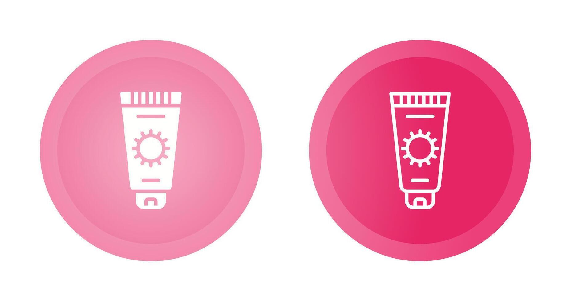 Sunscreen Vector Icon