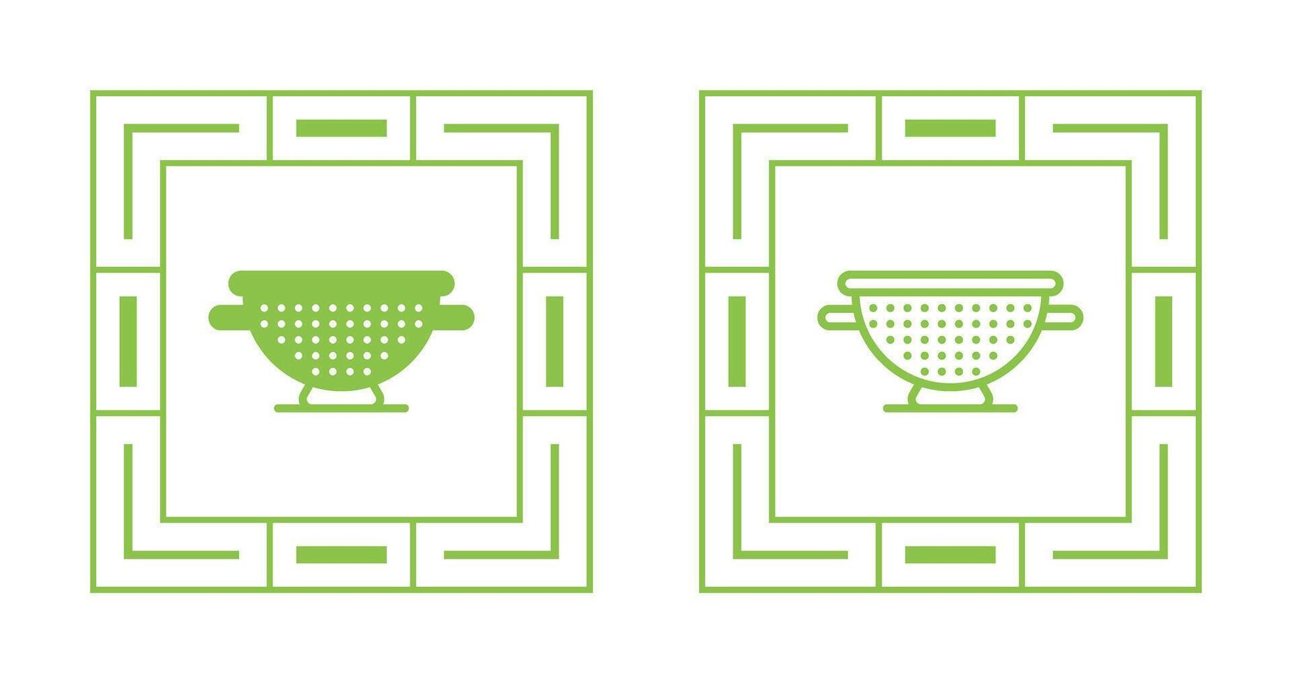 Colander Vector Icon