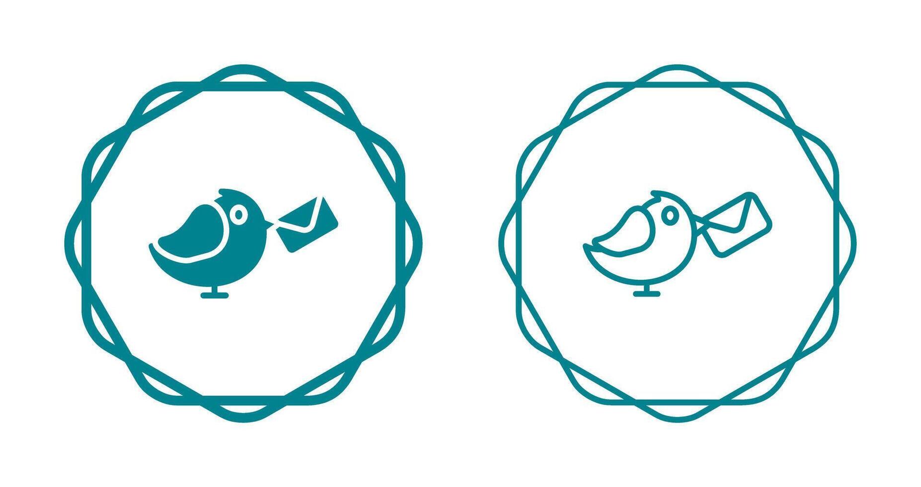 Carrier Pigeon Vector Icon