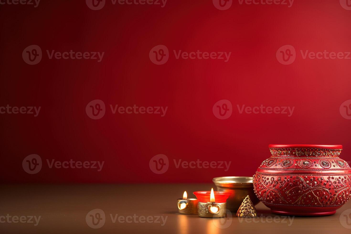 AI Generated Happy Diwali background photo