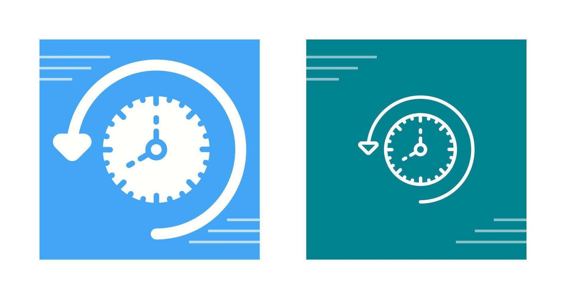 Time Past Vector Icon
