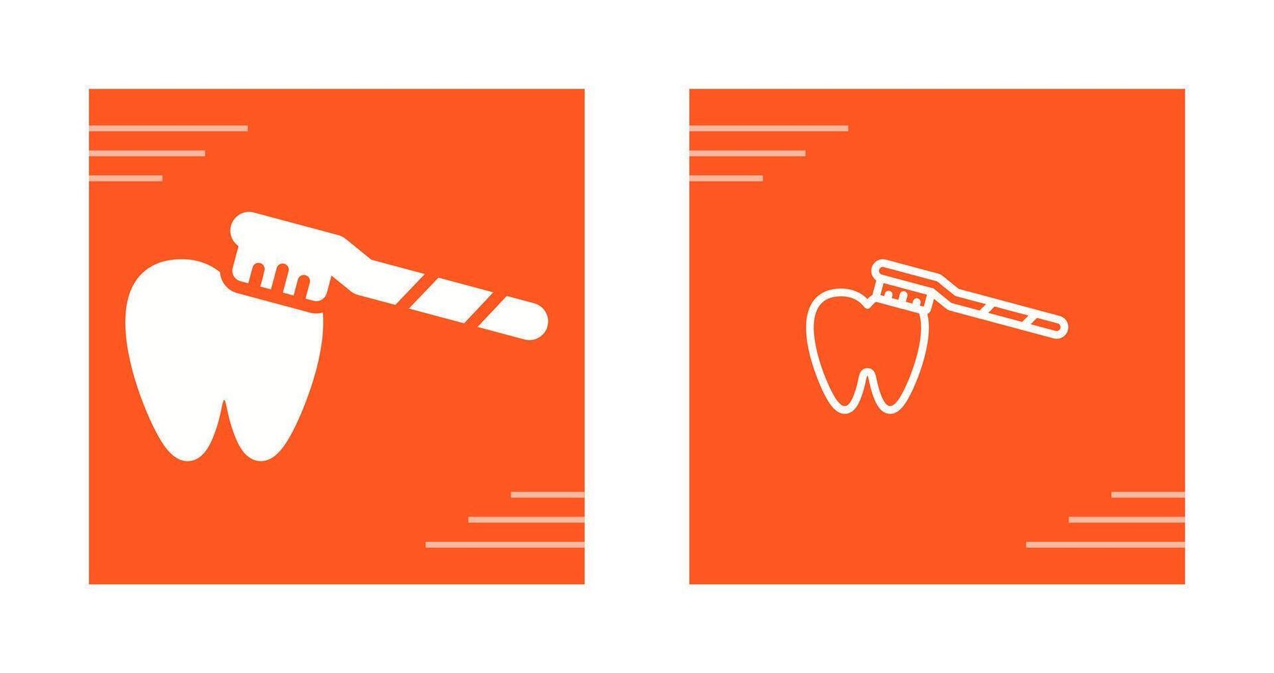 Brushing Teeth Vector Icon