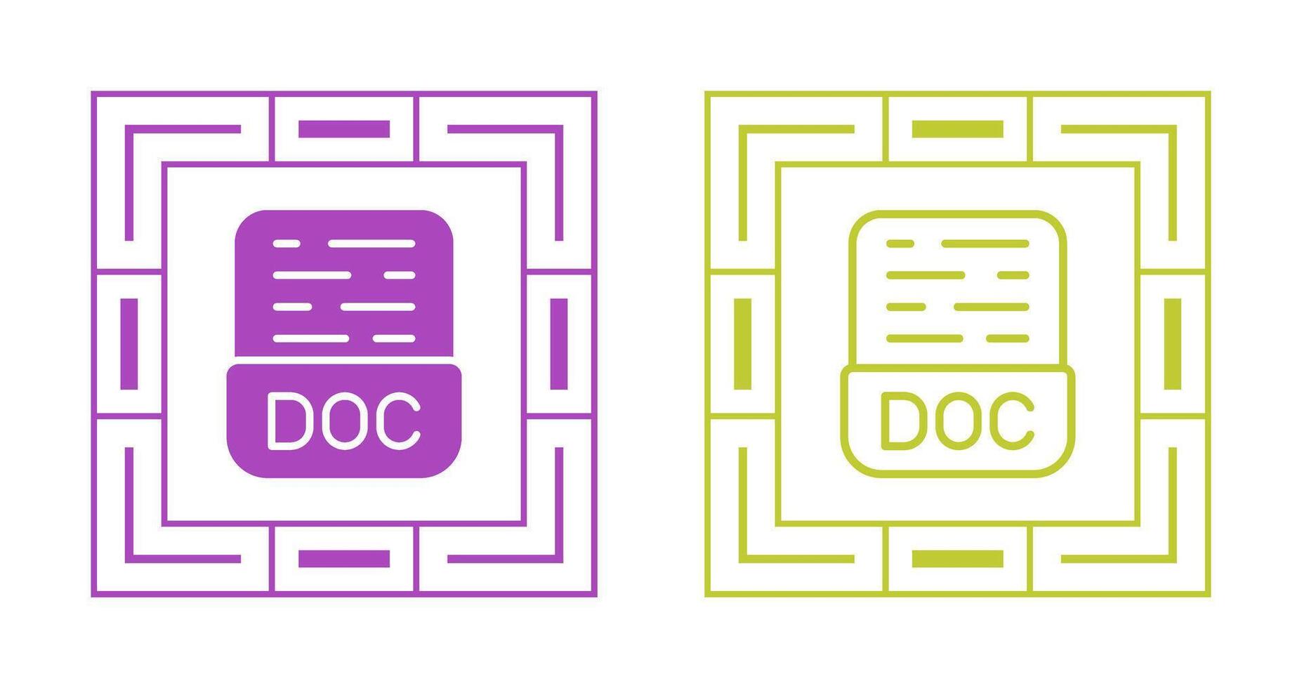 DOC Vector Icon
