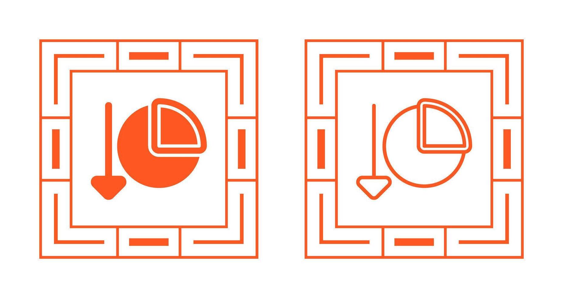Chart Decreasing Vector Icon
