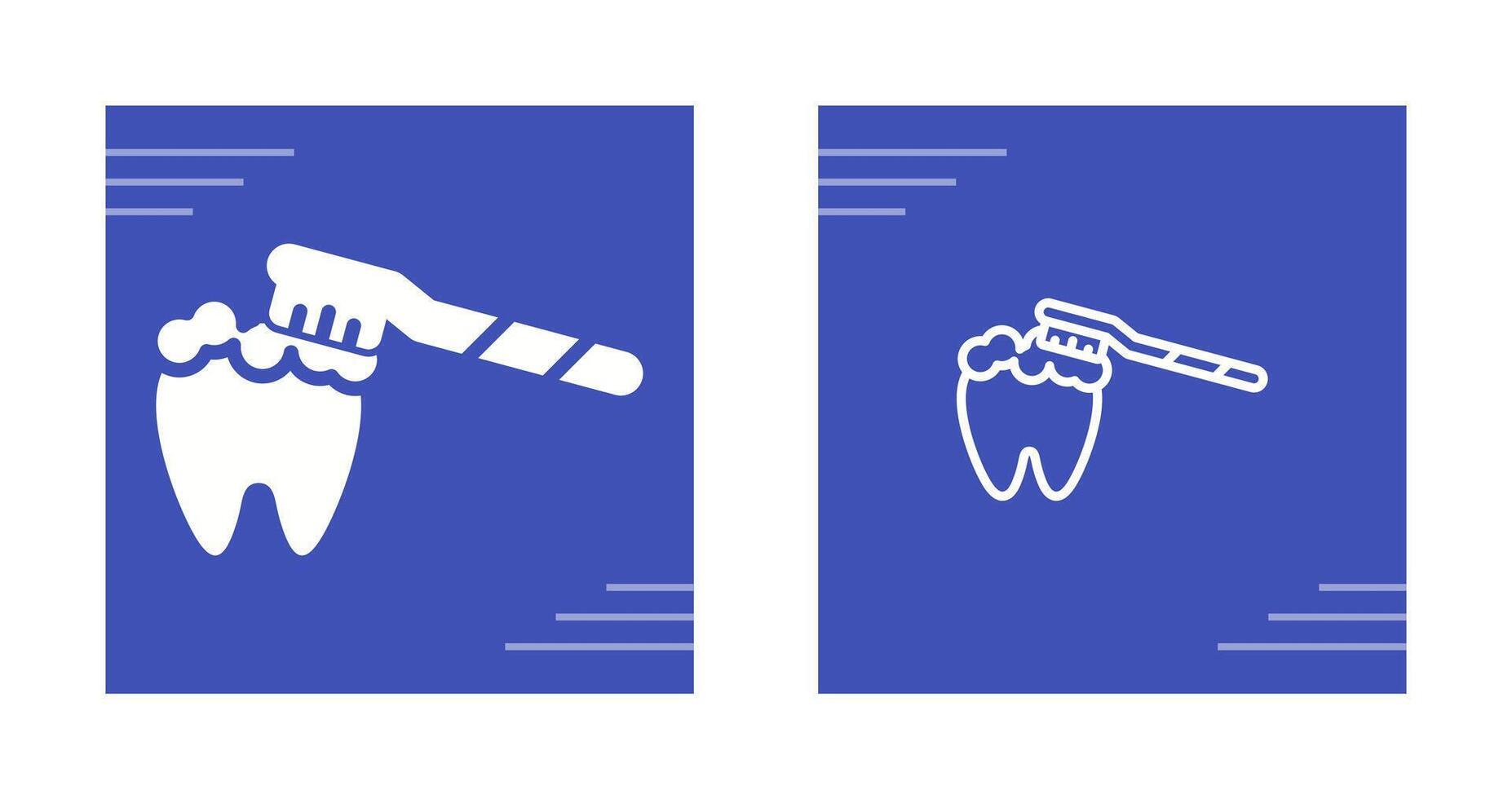 Brushing Teeth Vector Icon