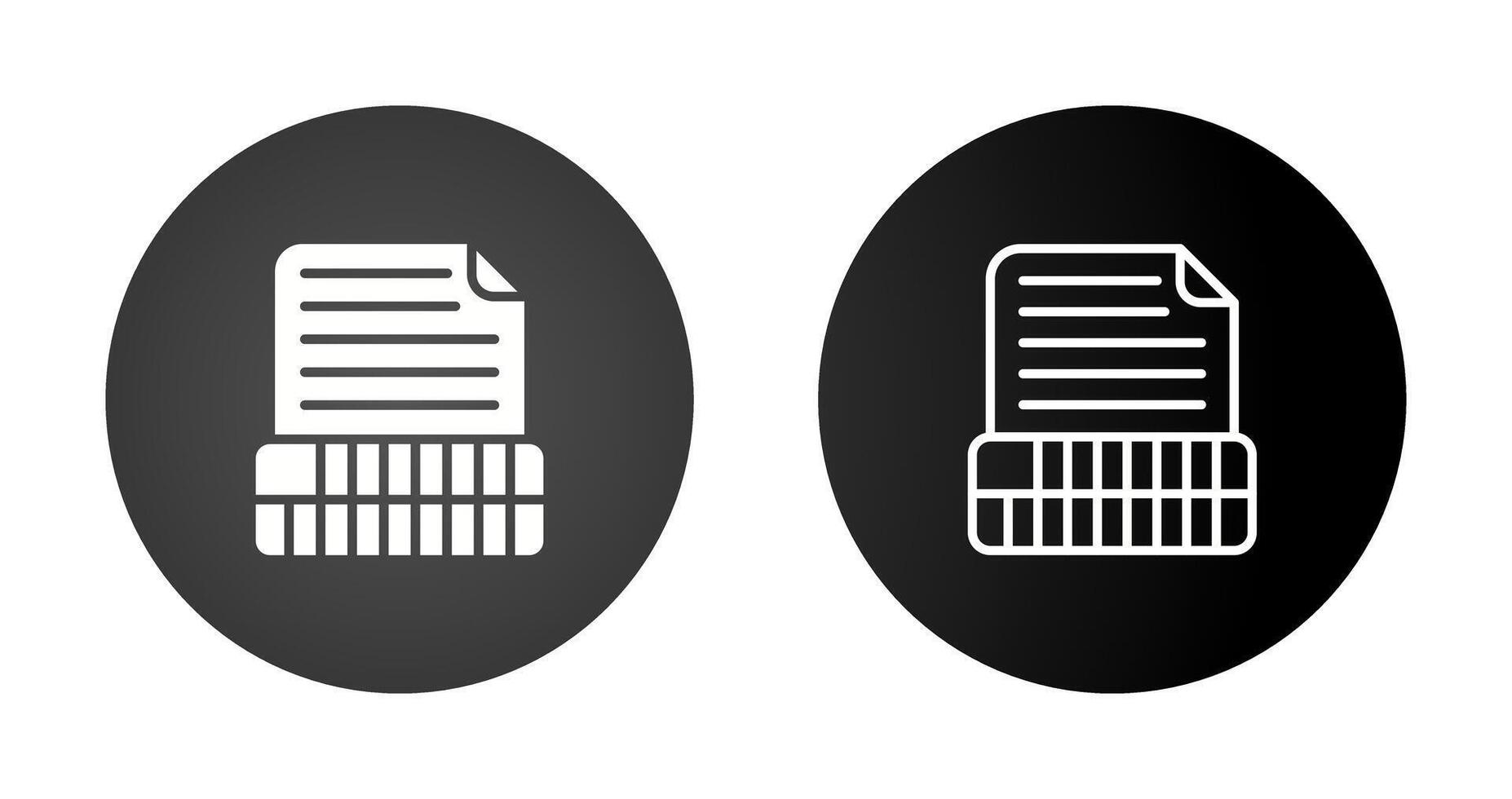 Document Insert Table Vector Icon
