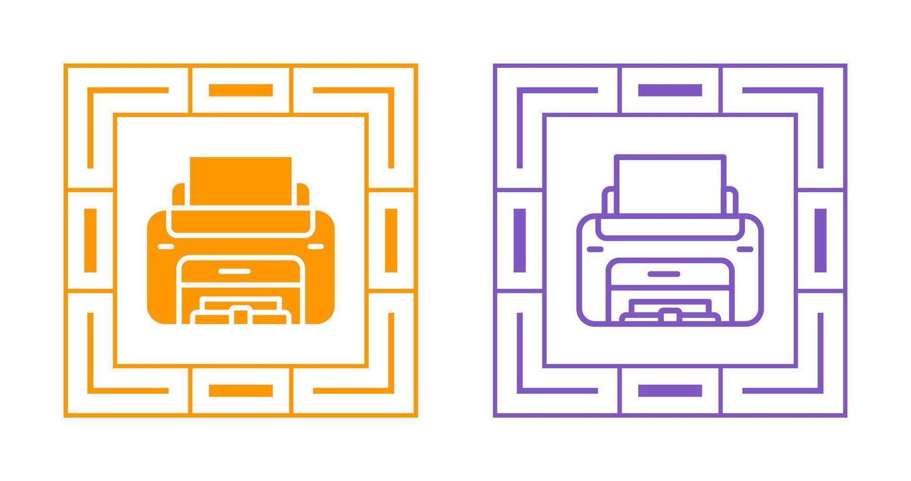 Laser Printer Vector Icon