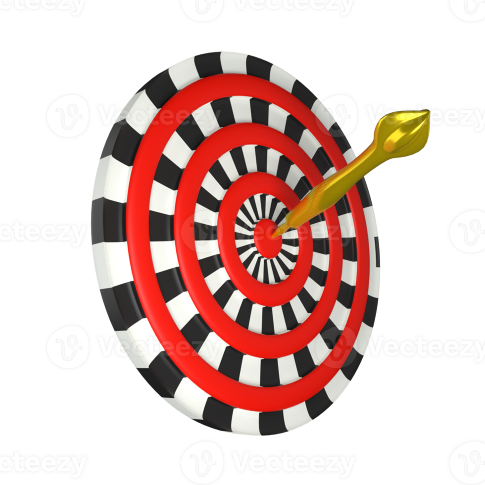 Target Achieve 3D icon png