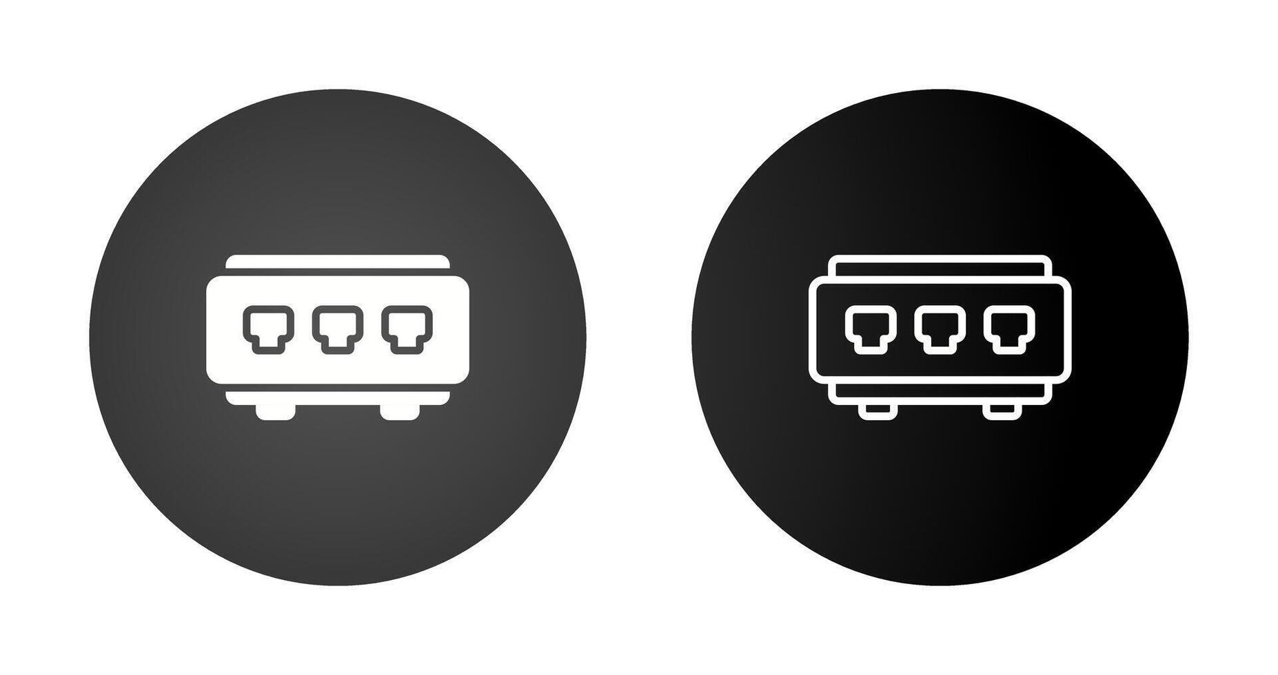 Network Switch Vector Icon