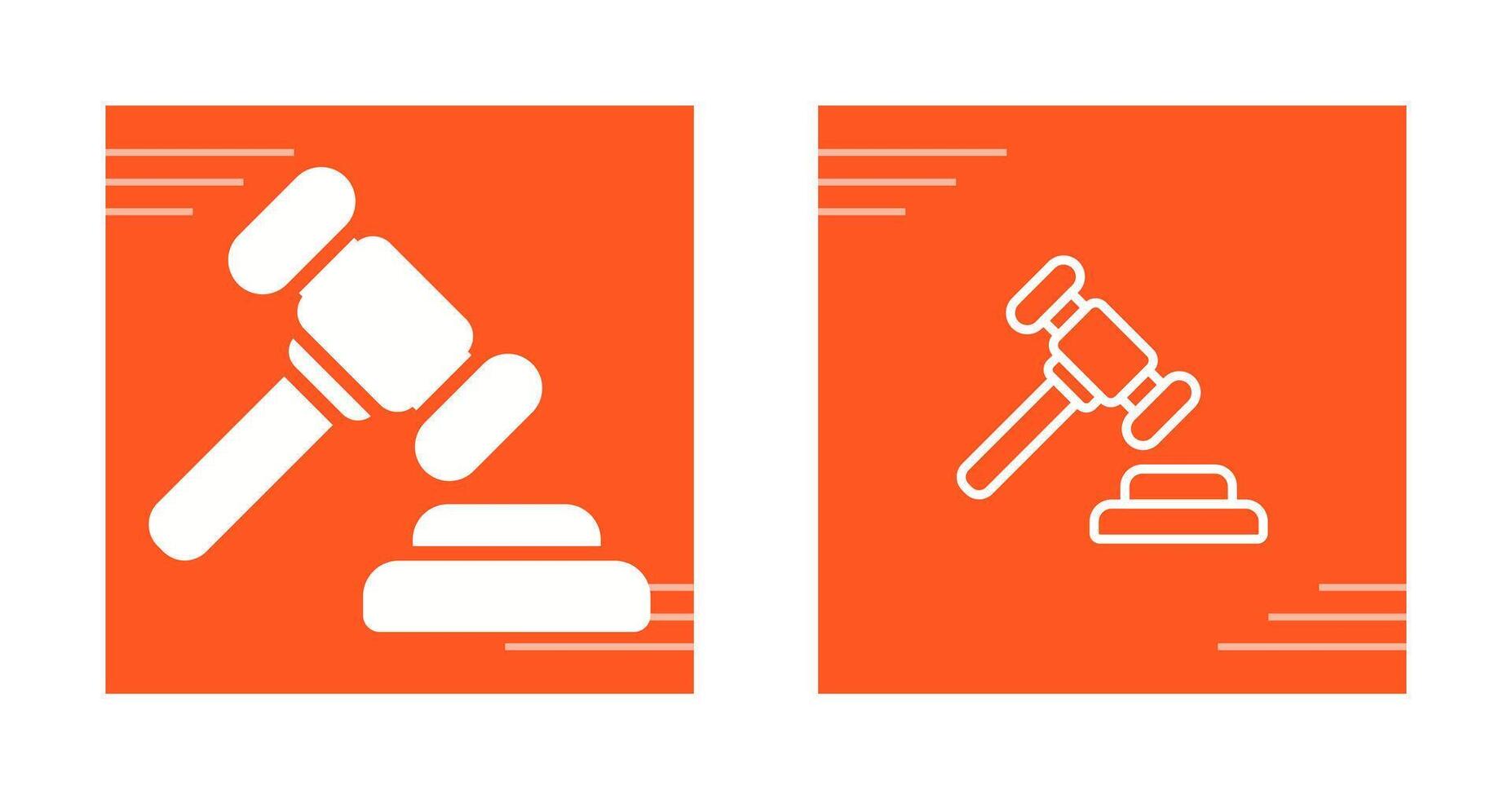 Gavel Vector Icon