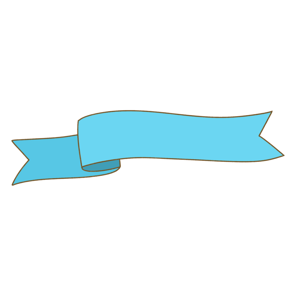 blauw linten element png