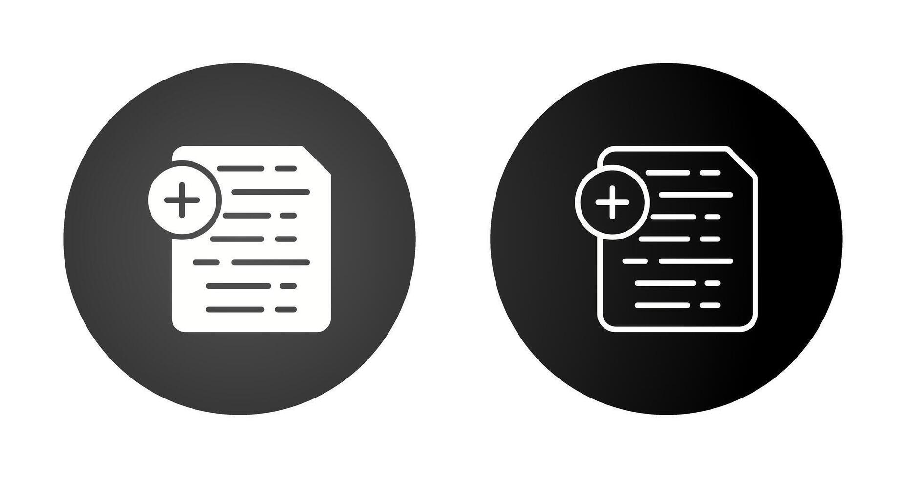 Document Insert Icon Vector Icon