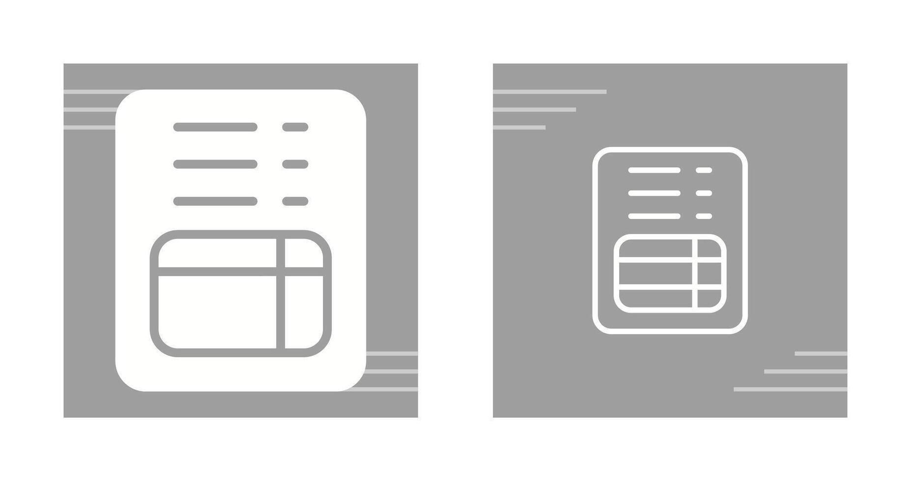 File Invoice Vector Icon