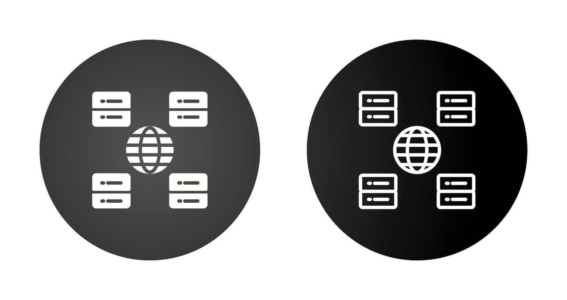 Content Delivery Network Vector Icon