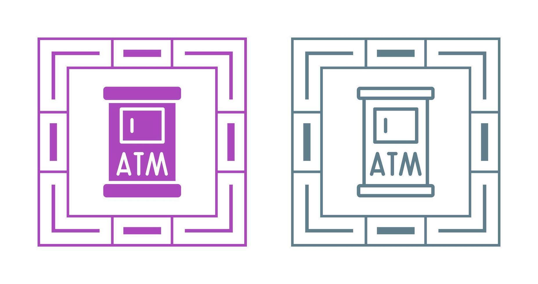 Atm Machine Vector Icon