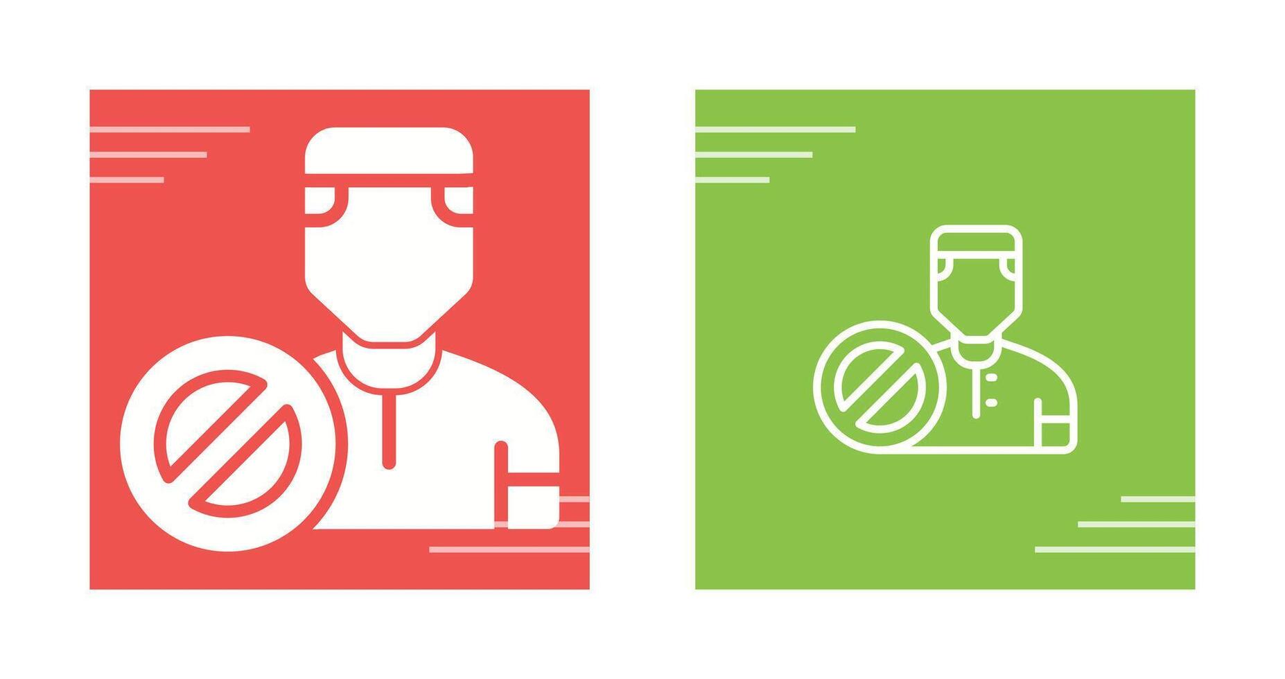 Block User Vector Icon