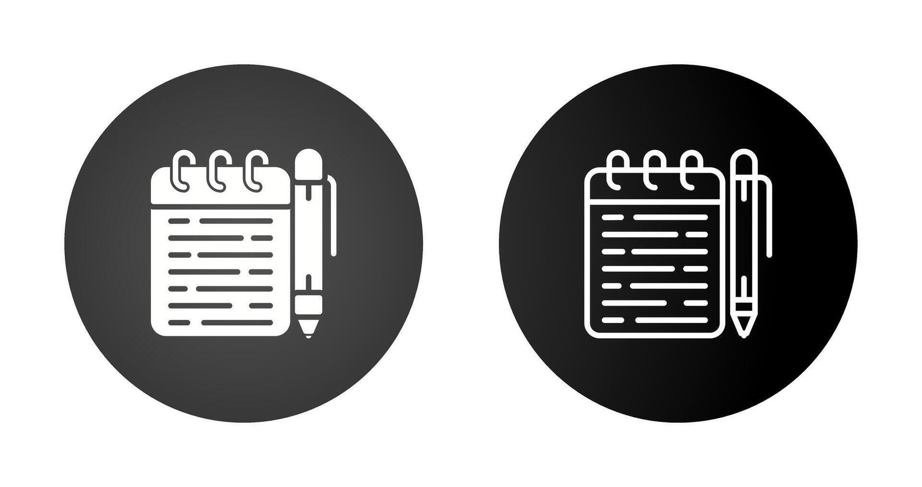 Memo pad Vector Icon