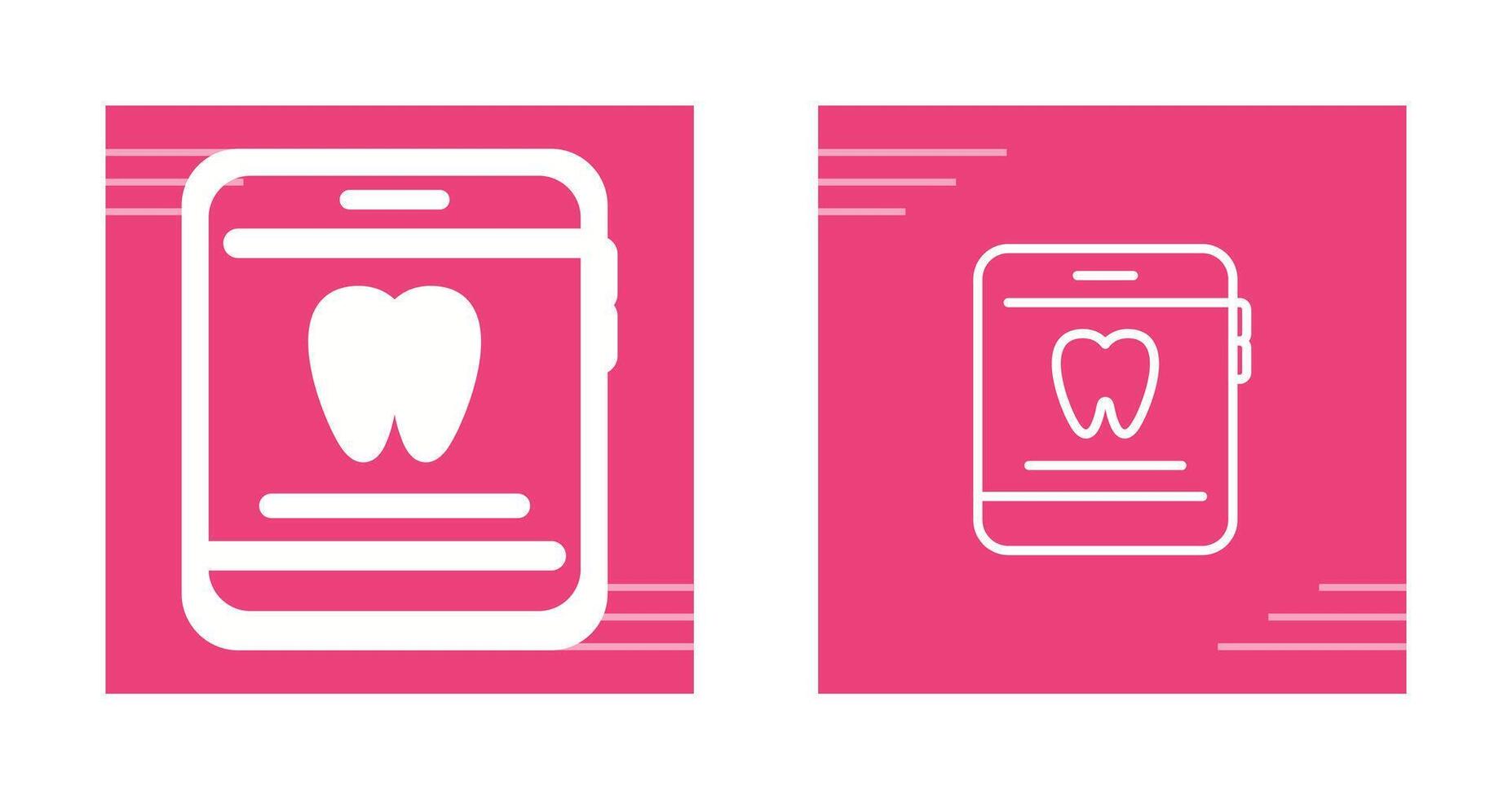 Dentist App Vector Icon