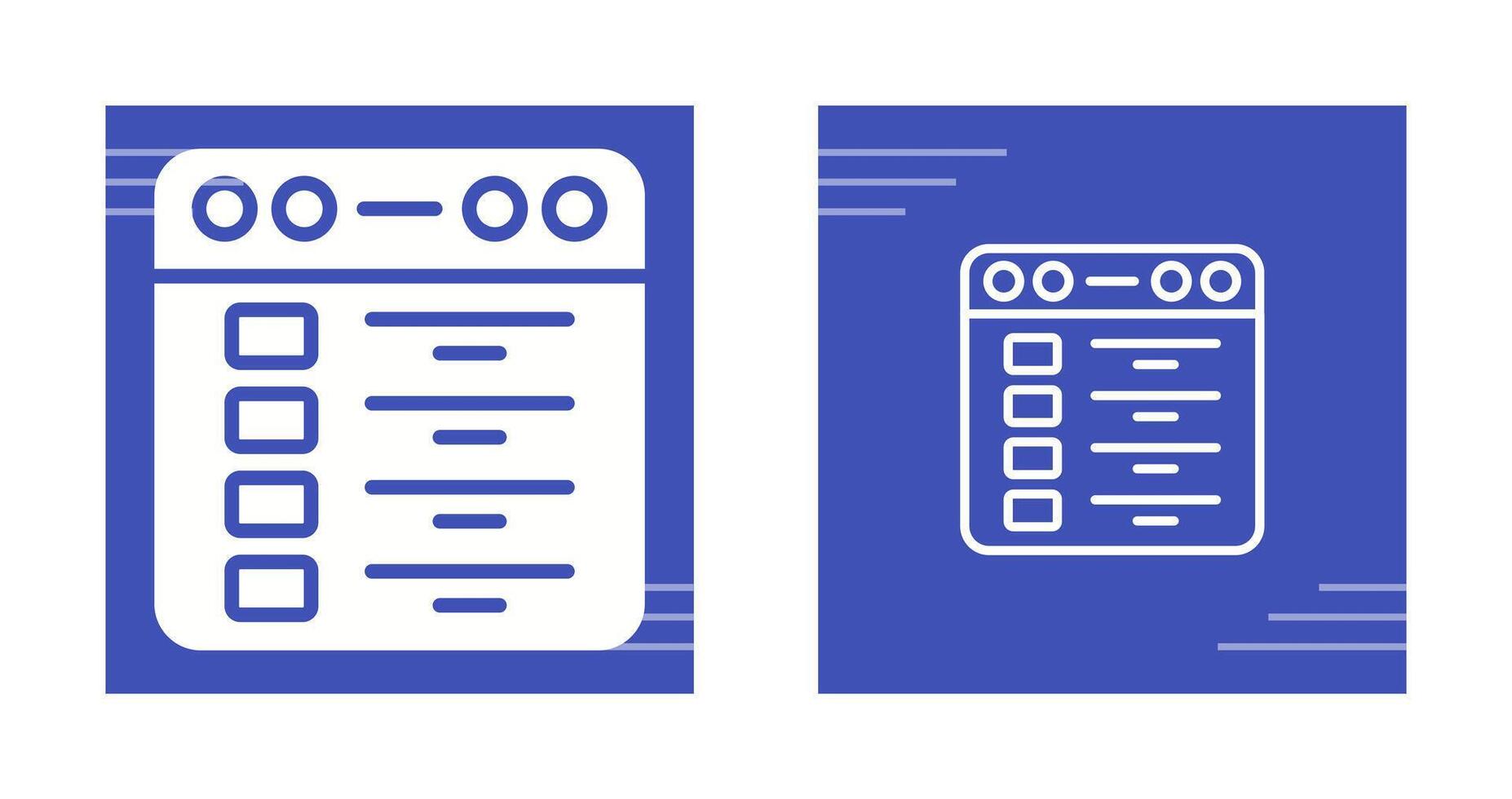 Browser Vector Icon