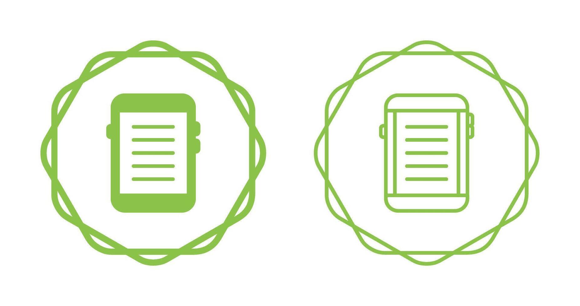 E-reader Vector Icon