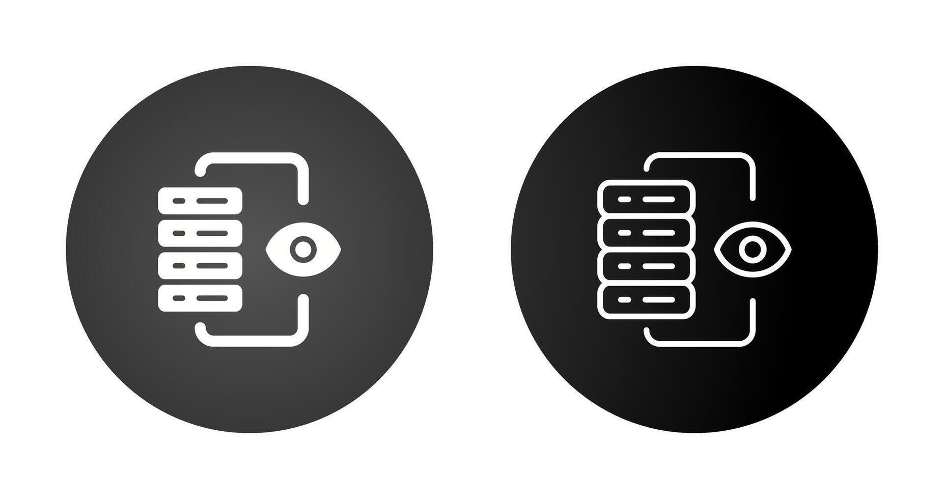 Server Monitoring Vector Icon