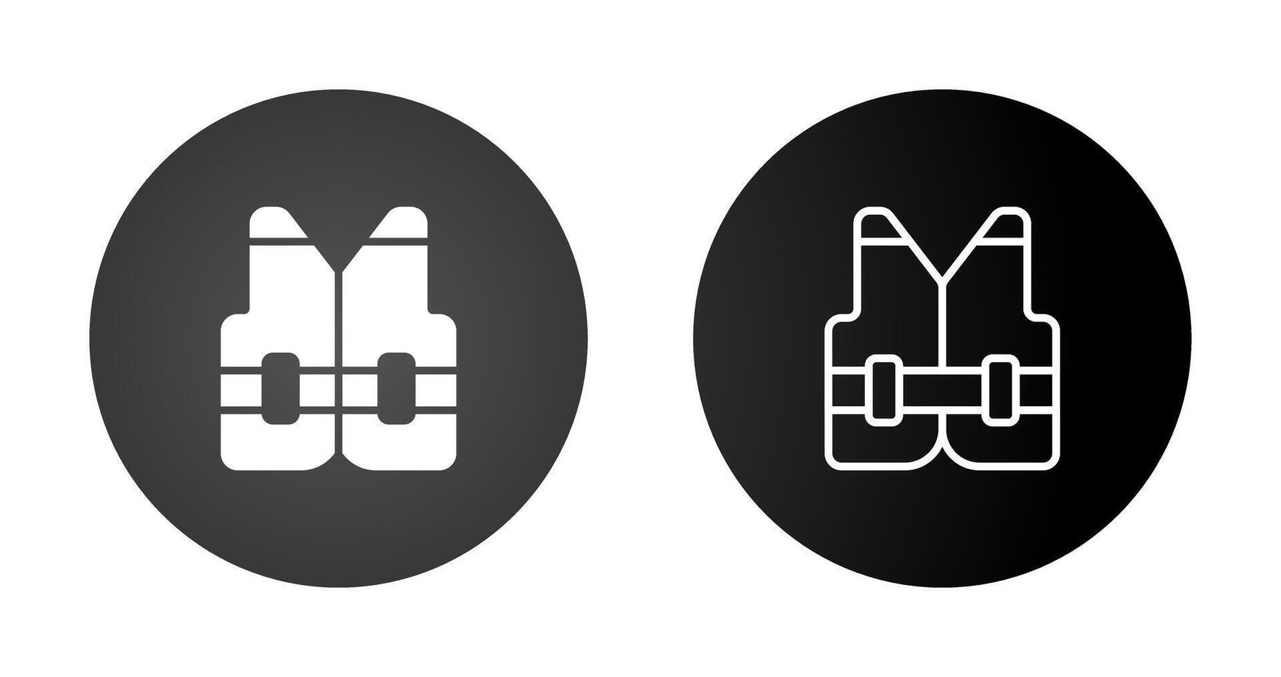 Reflective vest Vector Icon