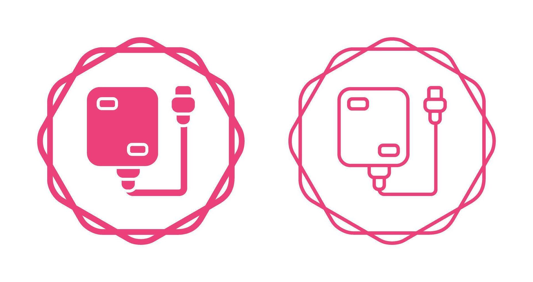 Portable Hard Drive Vector Icon