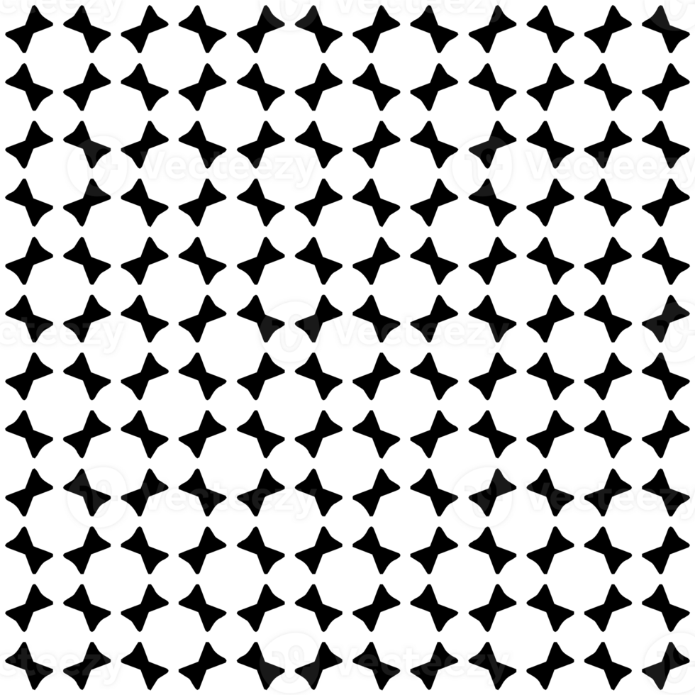 Black seamless abstract pattern. Overlay for background and backdrop. Ornamental design. PNG graphic illustration with transparent background.
