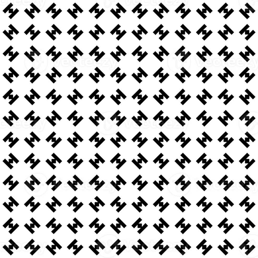 Black seamless abstract pattern. Overlay for background and backdrop. Ornamental design. PNG graphic illustration with transparent background.