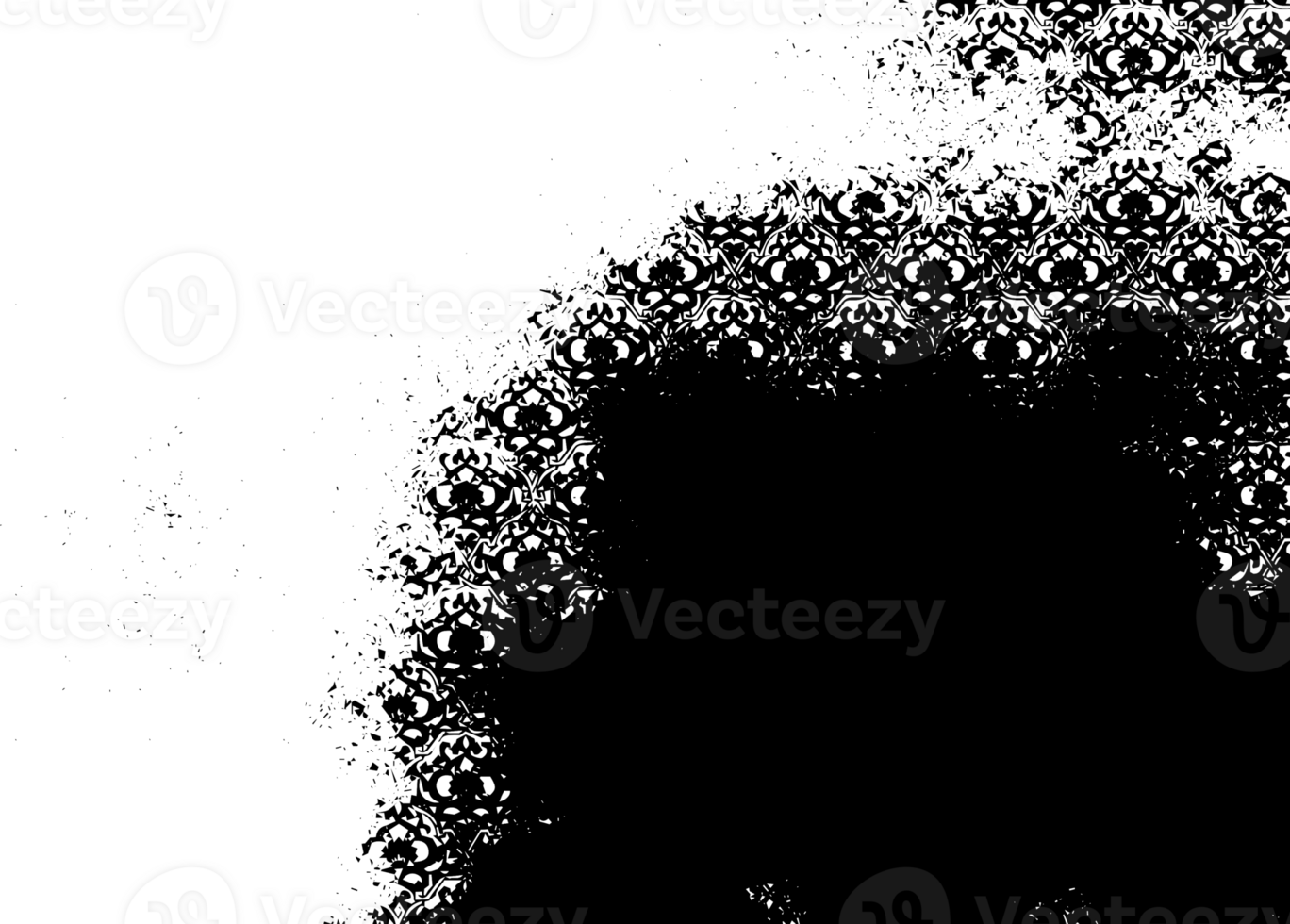 Rustic grunge texture with grain and stains. Abstract noise background. PNG graphic illustration with transparent background.