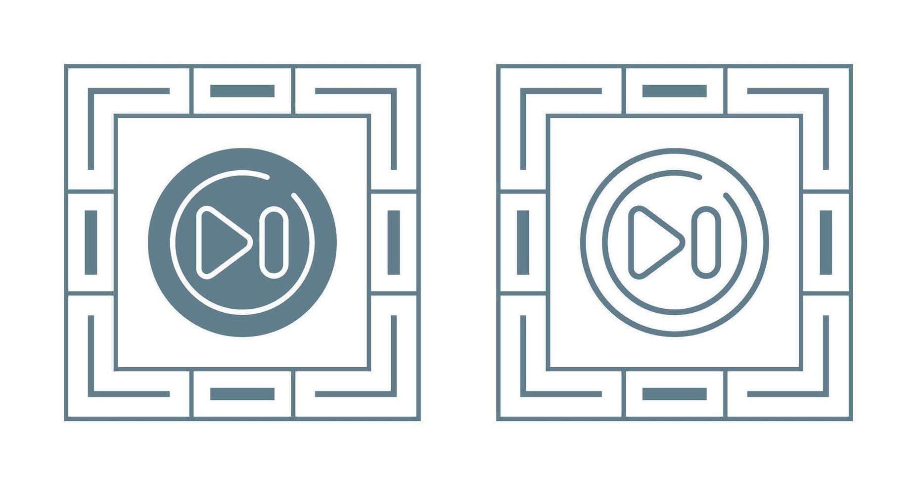 Fast Forward Circle Vector Icon