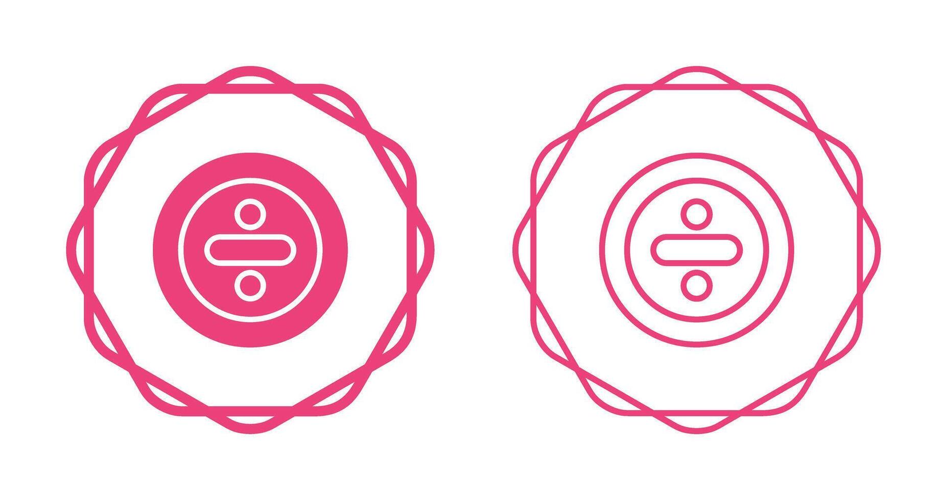 Division Vector Icon