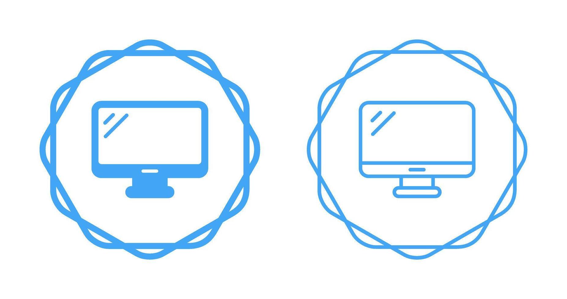 Monitor Vector Icon