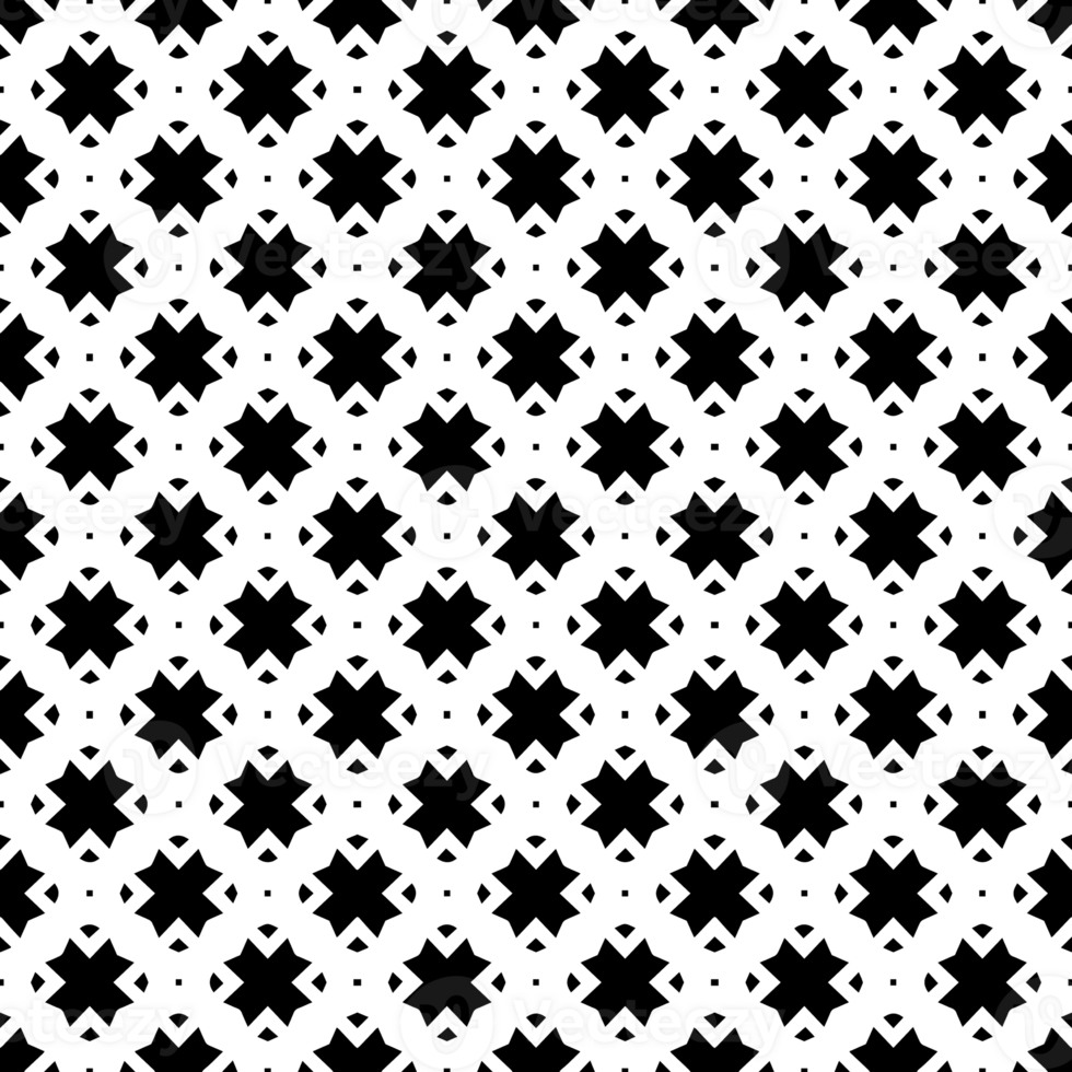Black seamless abstract pattern. Overlay for background and backdrop. Ornamental design. PNG graphic illustration with transparent background.